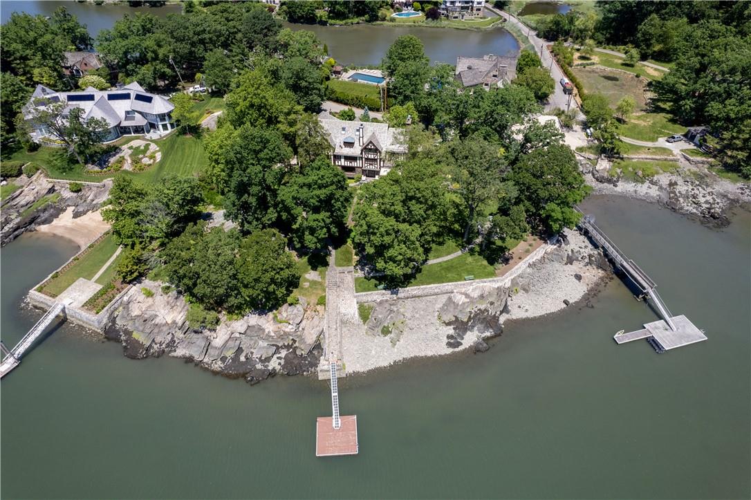 6 Shore Road Rye, NY 10580 - Photo 32 of 36 Overhead view of the property featuring the Docks