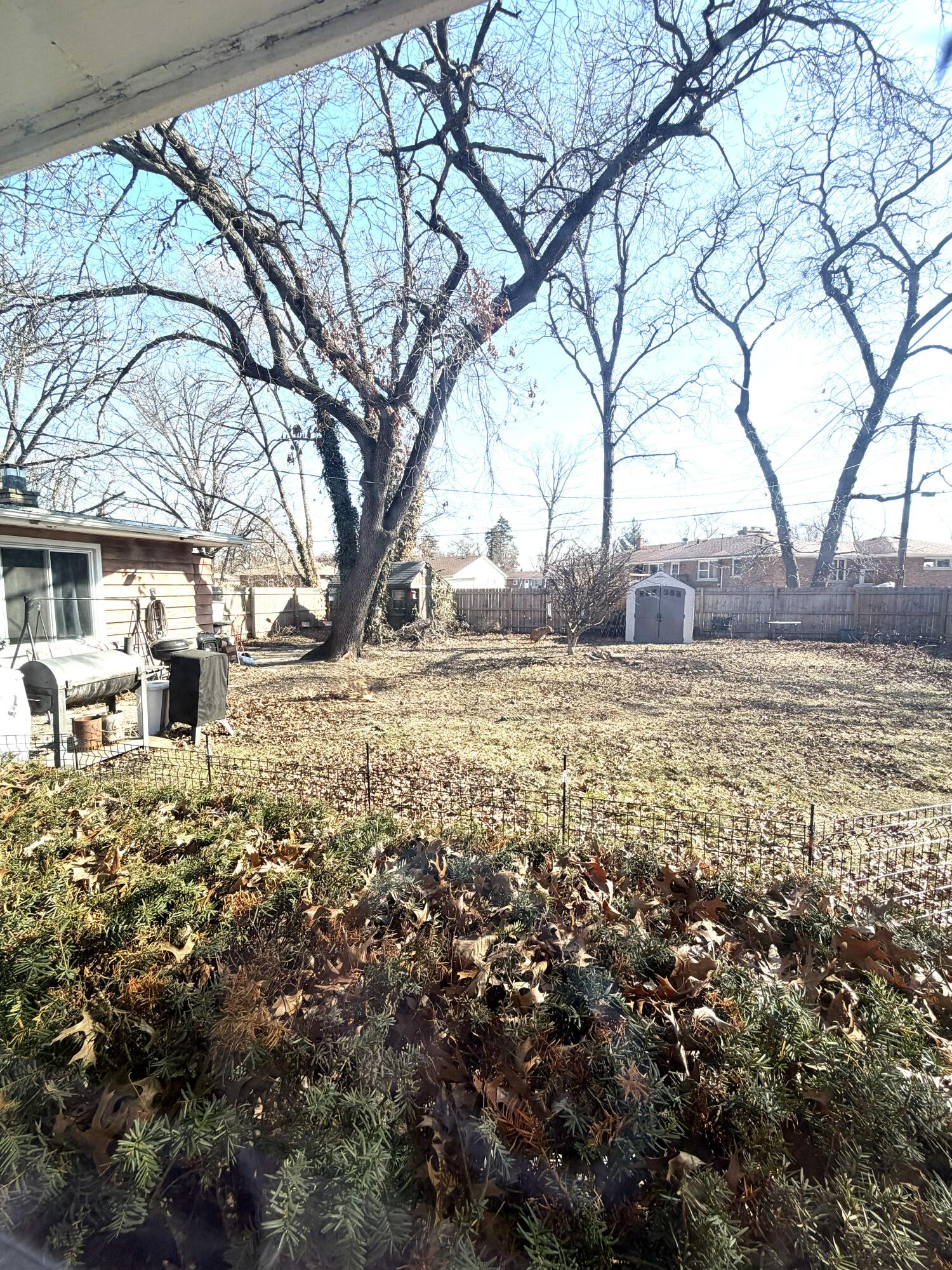 5451 Marcella Road Merrillville, IN 46410 - Photo 22 of 24 a view of a yard with a tree