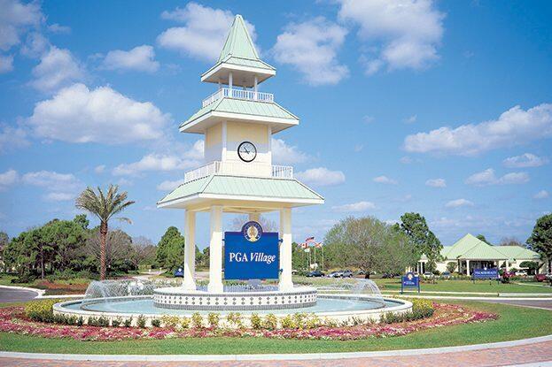 9125 Sand Shot Way, Unit A Port St. Lucie, FL 34986 - Photo 21 of 22 a view of the terrace of the house