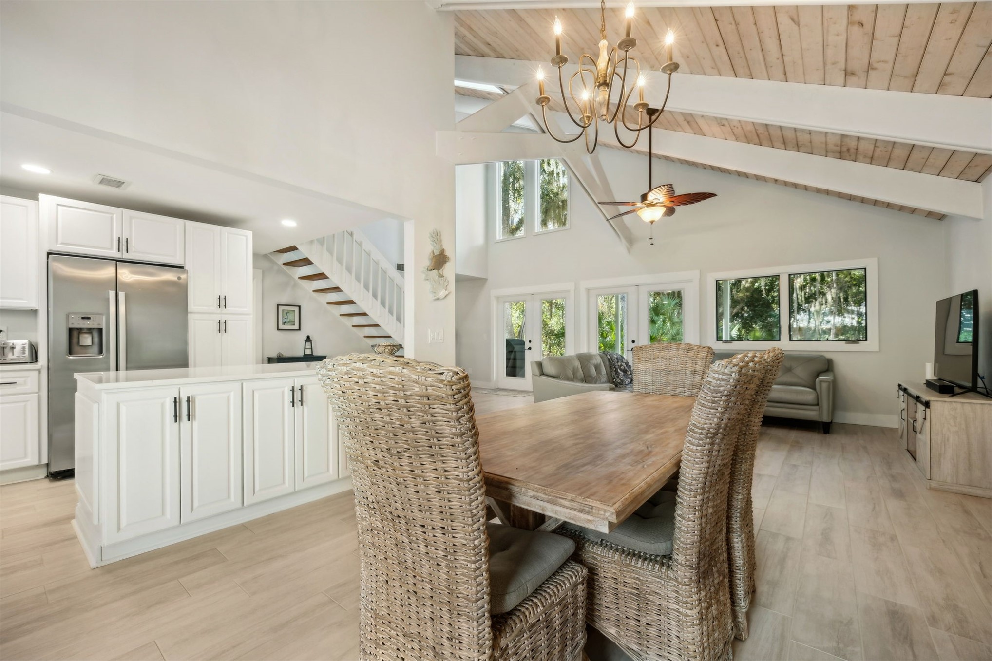 22 Beachwood Road Fernandina Beach, FL 32034 - Photo 22 of 100 a view of a dining room with furniture window and wooden floor