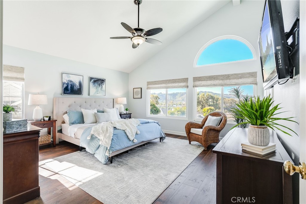 5 Lindall Street Laguna Niguel, CA 92677 - Photo 20 of 45 a bedroom with a bed couch and window