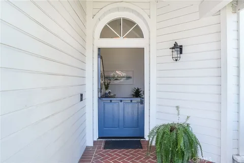a view of a entryway door of the house