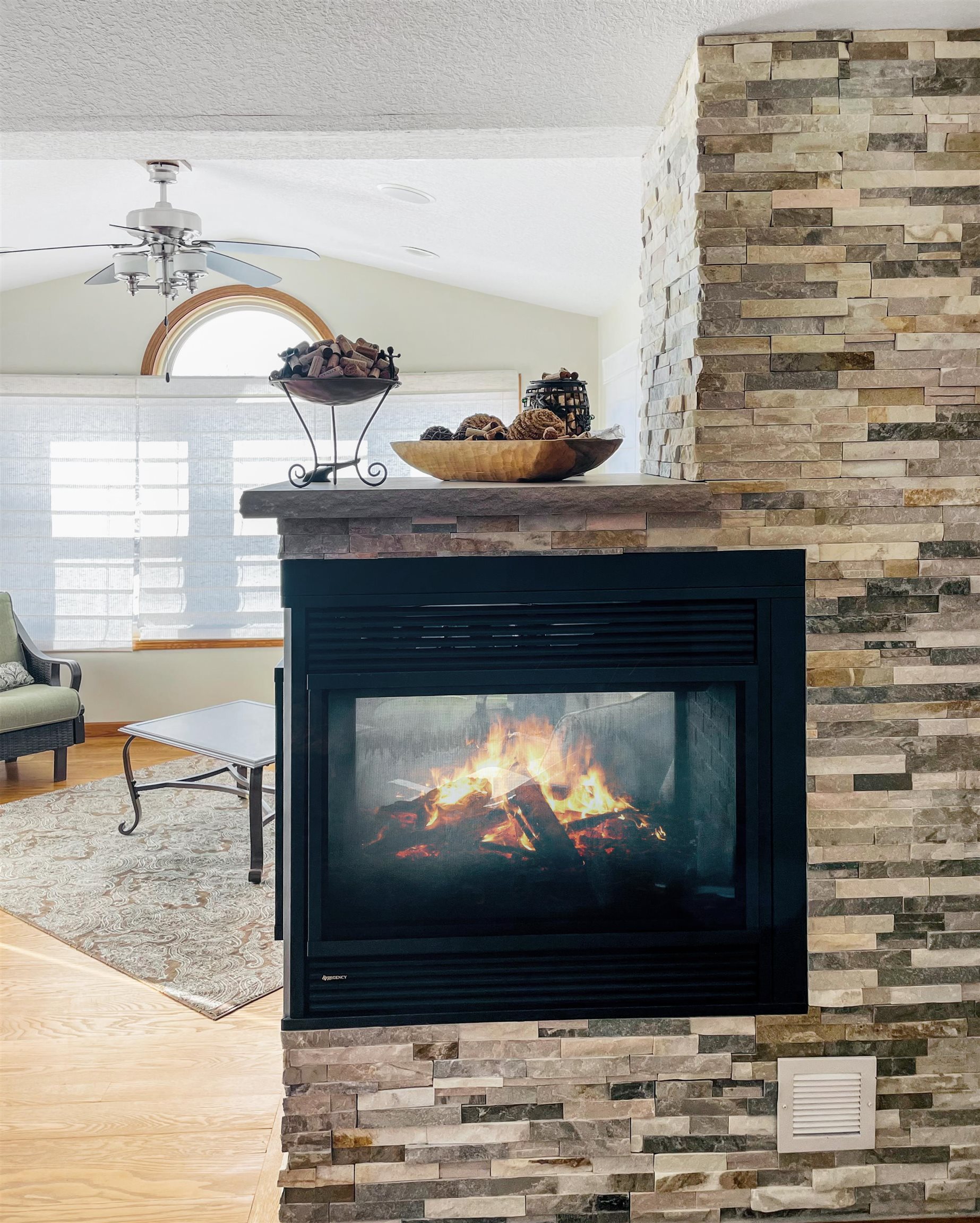 27-54 Ridgeview Drive Lake Carroll, IL 61046 - Photo 10 of 58 a living room with fireplace