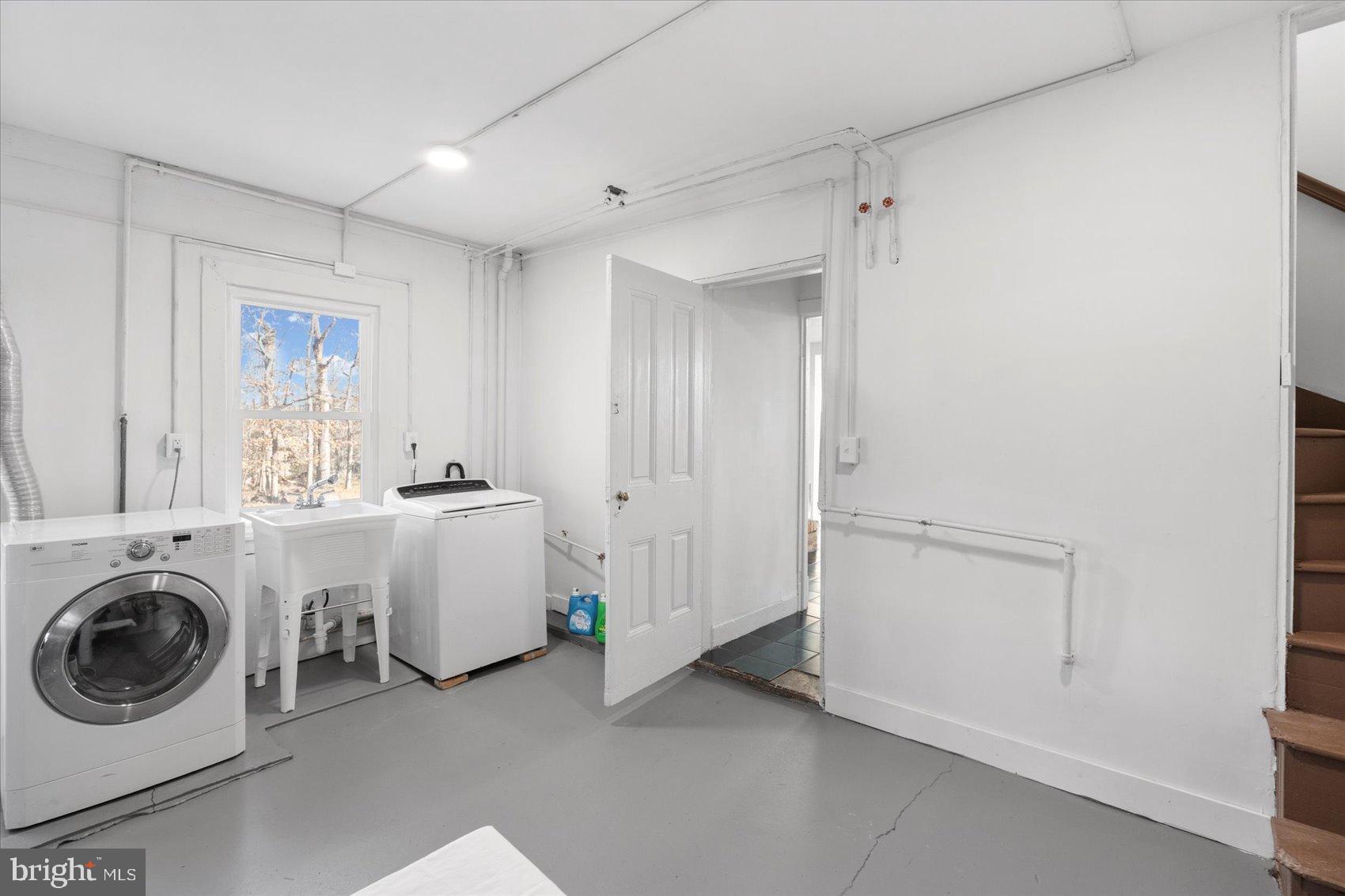 6602 Krone Drive Baltimore, MD 21207 - Photo 33 of 49 a view of utility room with washer and dryer