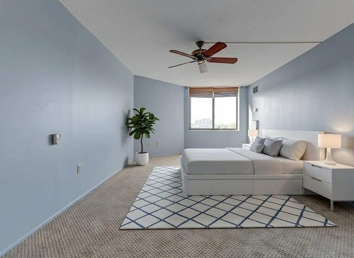 232 Harmon Cove Tower, Unit 232 Secaucus, NJ 07094 - Photo 21 of 47 a living room with furniture