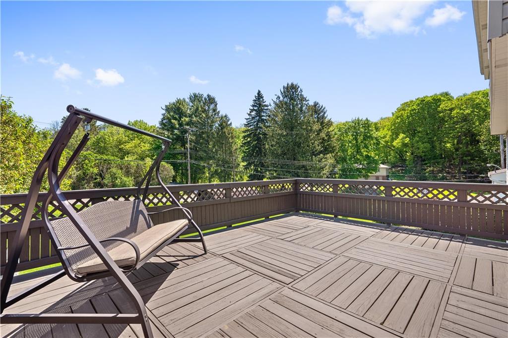 1002 Sundance Drive McKees Rocks, PA 15136 - Photo 10 of 25 a view of balcony with wooden floor and outdoor seating