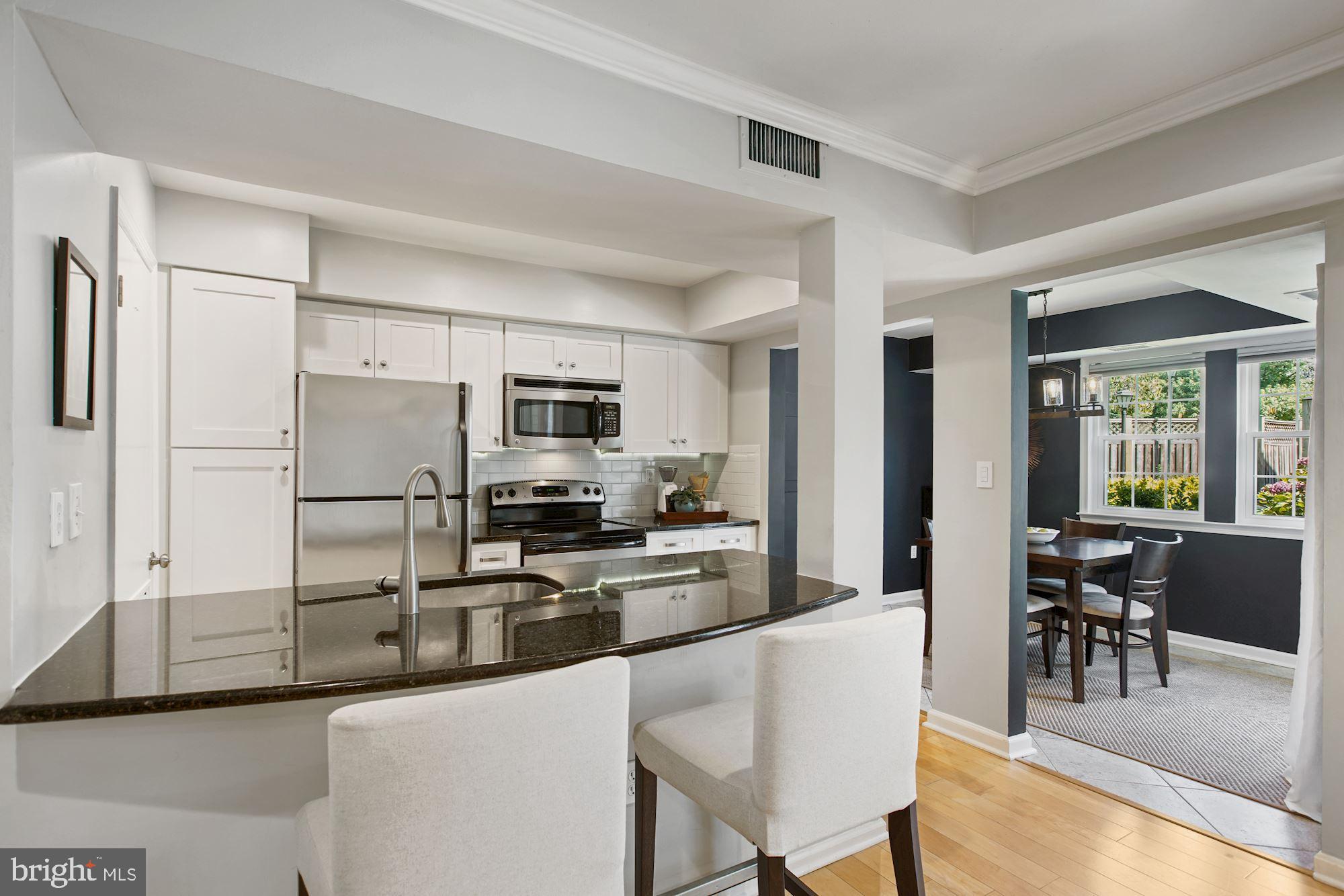 4519 28th Road South, Unit 45 Arlington, VA 22206 - Photo 6 of 27 Kitchen open to Living and Dining Room