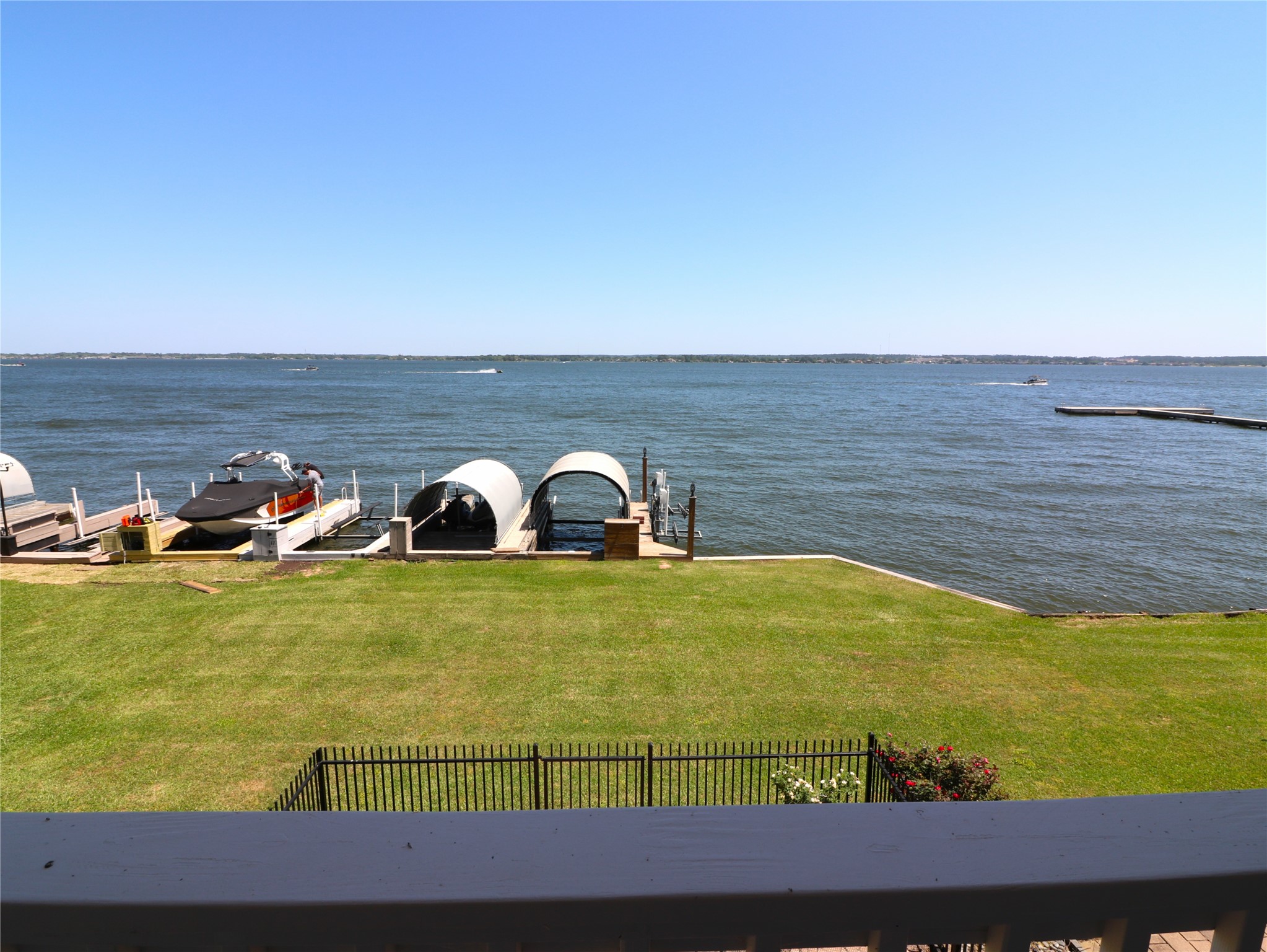 View from 2nd story balcony
