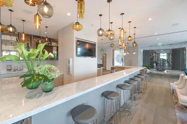 a view of a city and lake