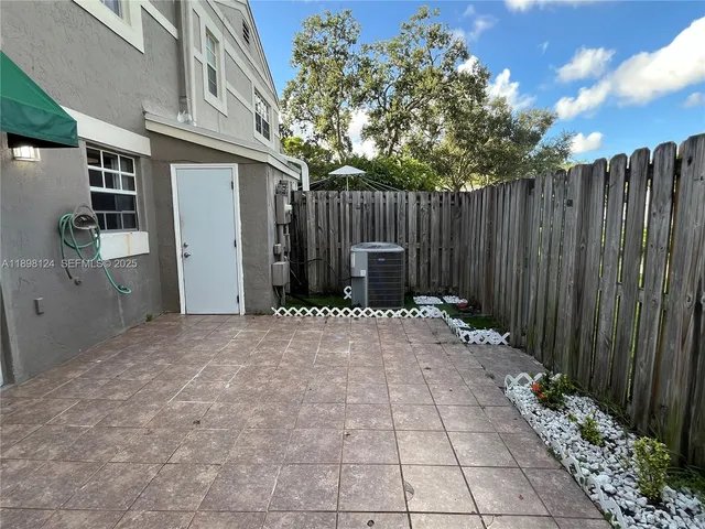 a view of backyard space