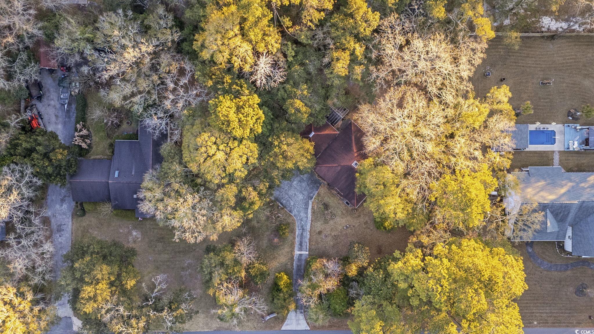 1647 Running Water Road Murrells Inlet, SC 29576 - Photo 28 of 39 Bird's eye view