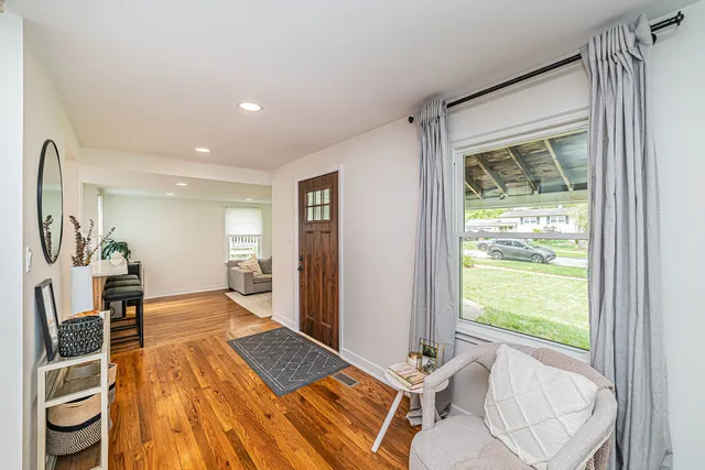 a very nice looking room with a large window