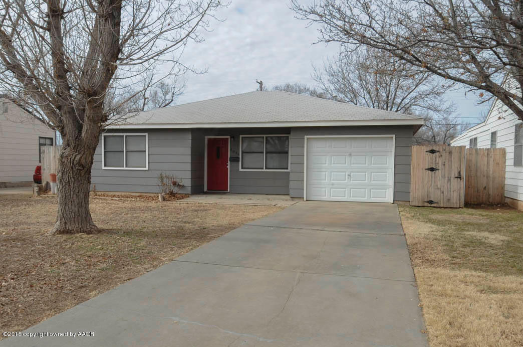 4636 Crockett Street Amarillo, TX 79110 - Photo 1 of 16 FRONT VIEW 1