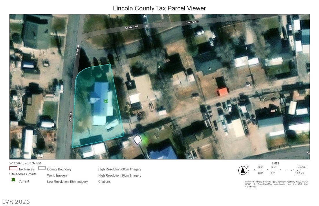 320 6th Street Panaca, NV 89042 - Photo 30 of 31 Aerial view of property's location