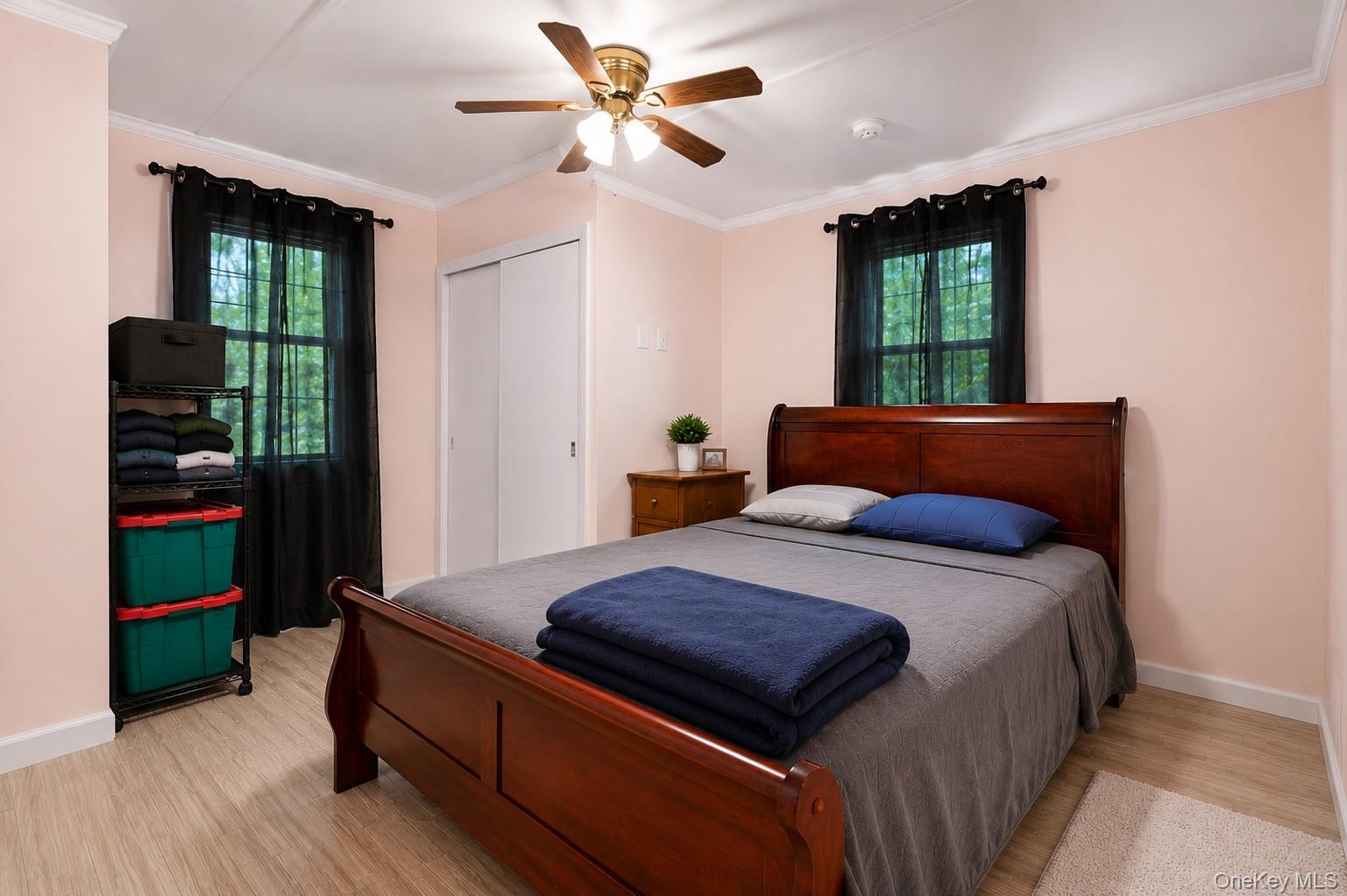 1 Windsor Road Monroe, NY 10950 - Photo 13 of 20 a bedroom with a bed and a mirror
