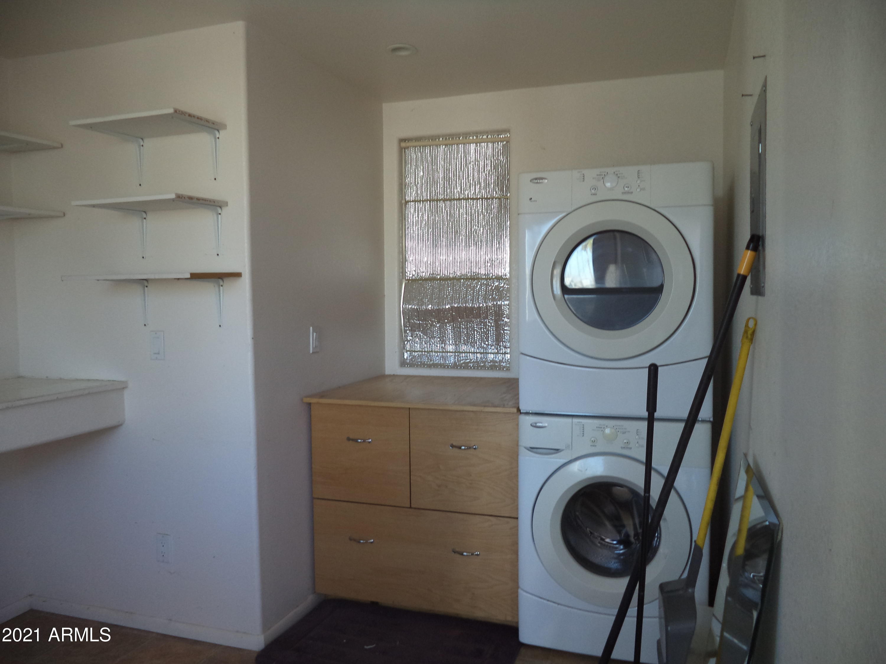 1031 South Prospectors Road, Unit 1031 Apache Junction, AZ 85119 - Photo 3 of 17 Full Size Washer Dryer in Shed