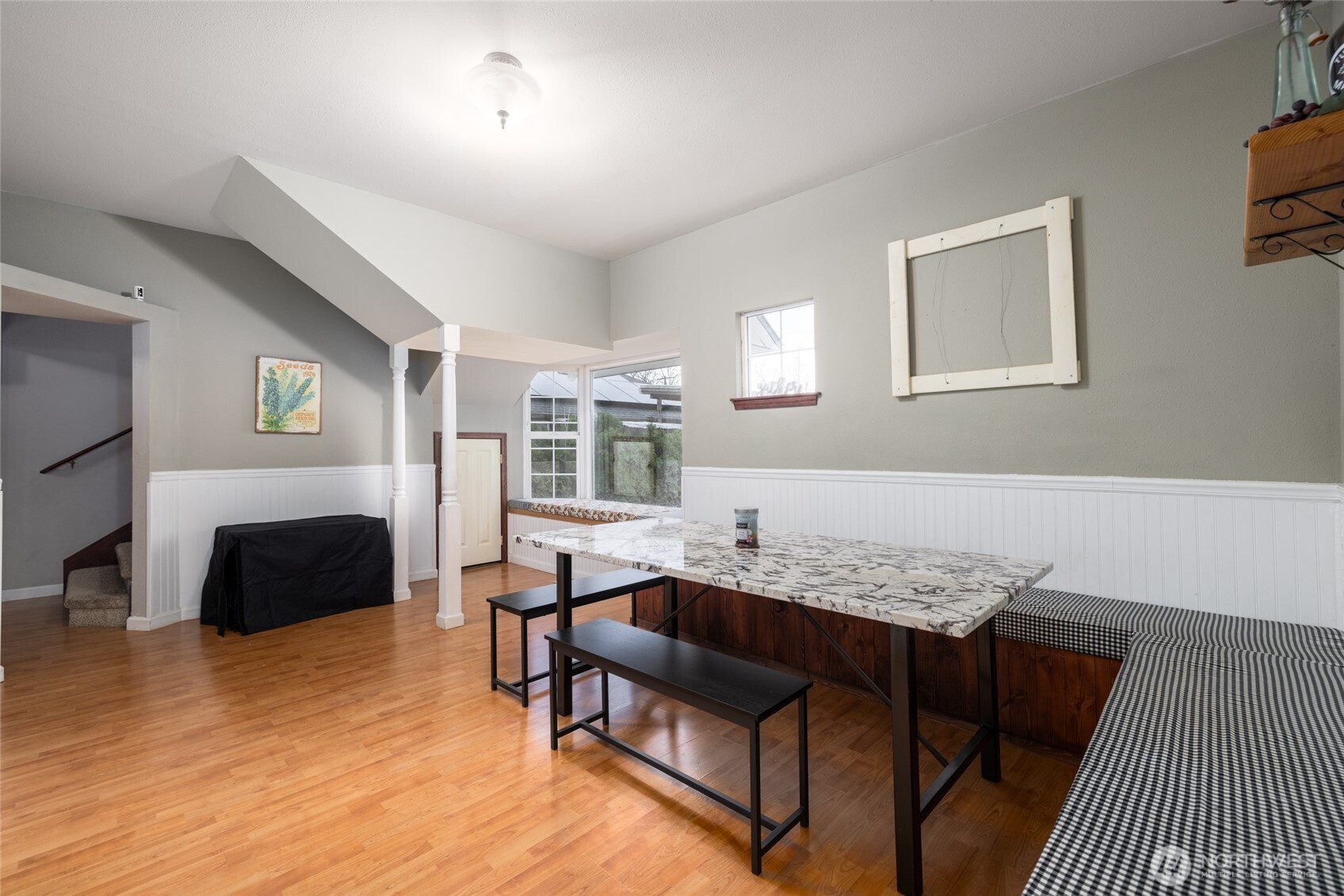 9543 Columbia Way Sedro-Woolley, WA 98284 - Photo 22 of 38 a bedroom with furniture and a wooden floor