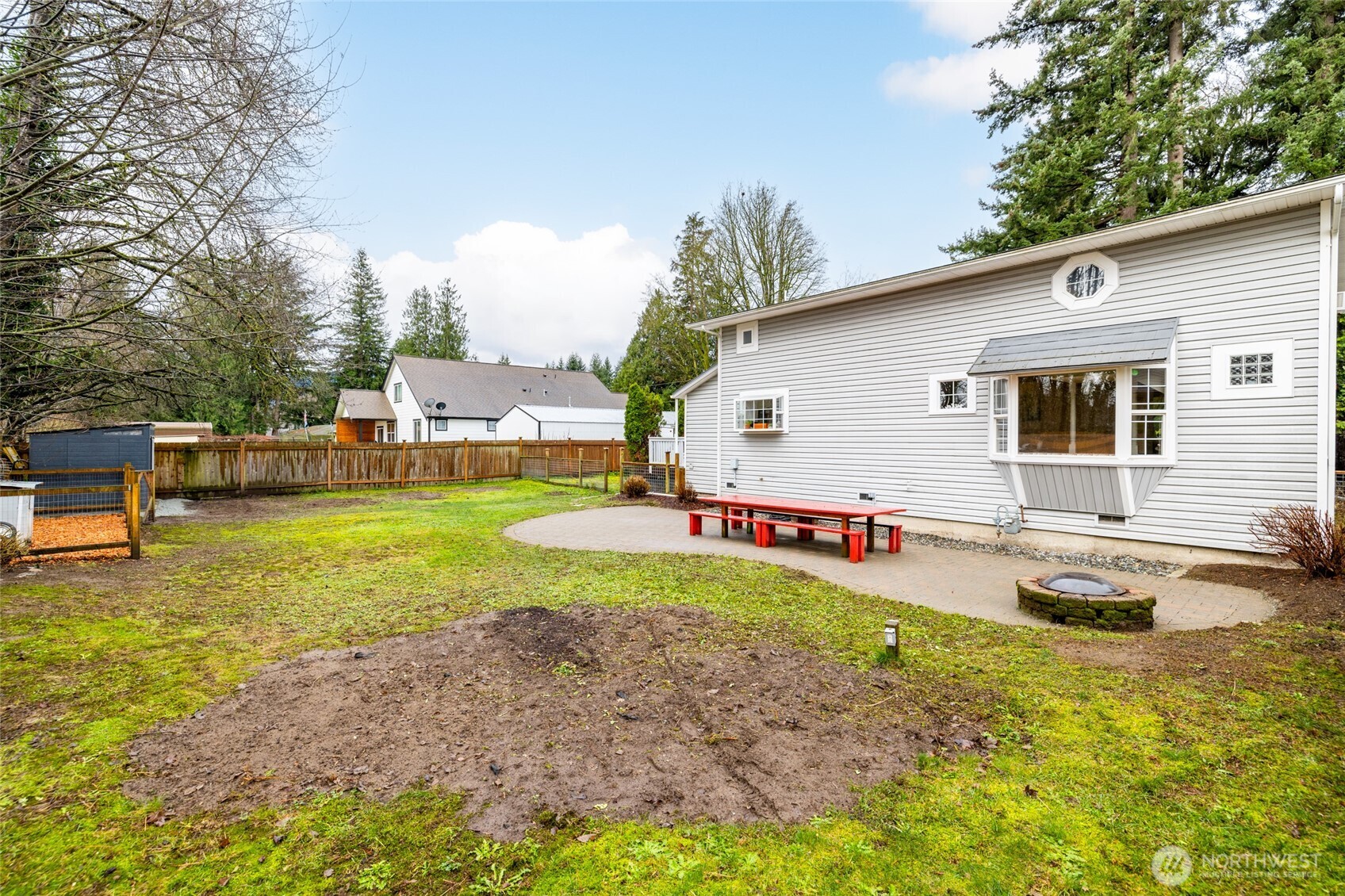 9543 Columbia Way Sedro-Woolley, WA 98284 - Photo 10 of 38 a view of a backyard with swimming pool