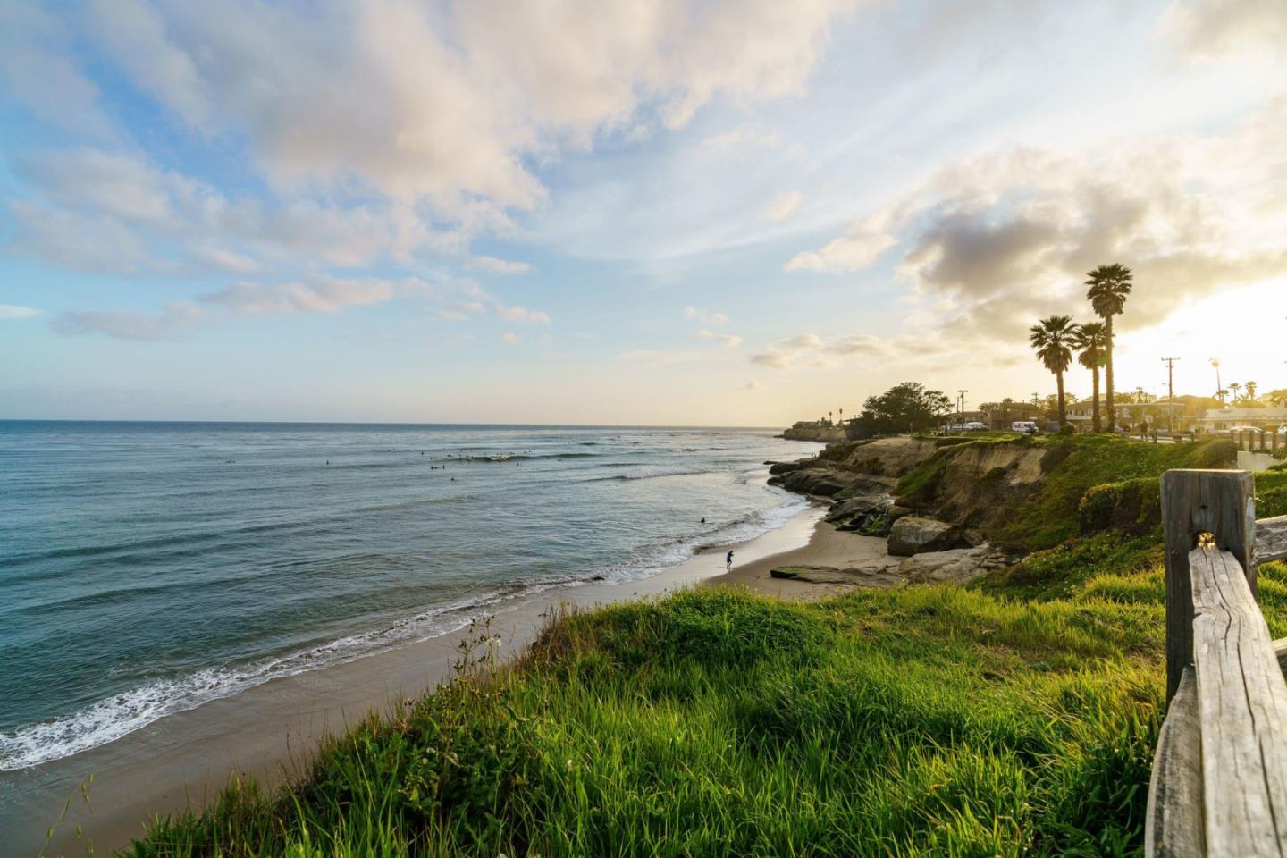 1430 Merrill Street Santa Cruz, CA 95062 - Photo 32 of 40 a view of a lake with beach and big yard