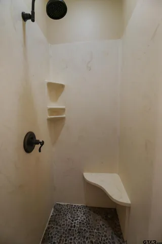 a view of a livingroom with storage & utility room