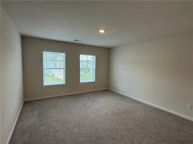 a view of small space with racks on the wall