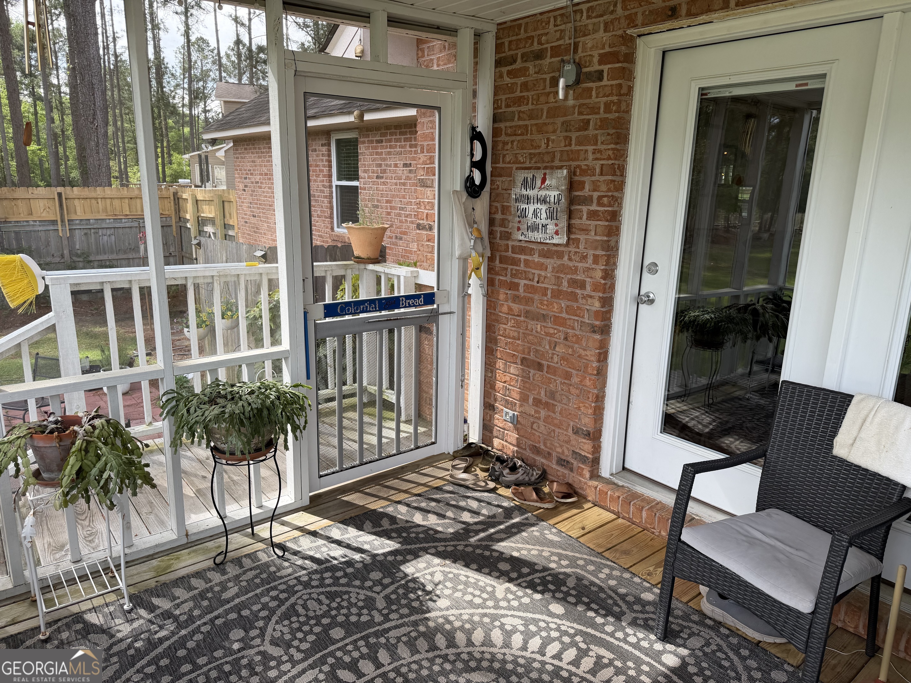 848 Tanglewood Circle Dublin, GA 31021 - Photo 20 of 21 a view of balcony with wooden floor