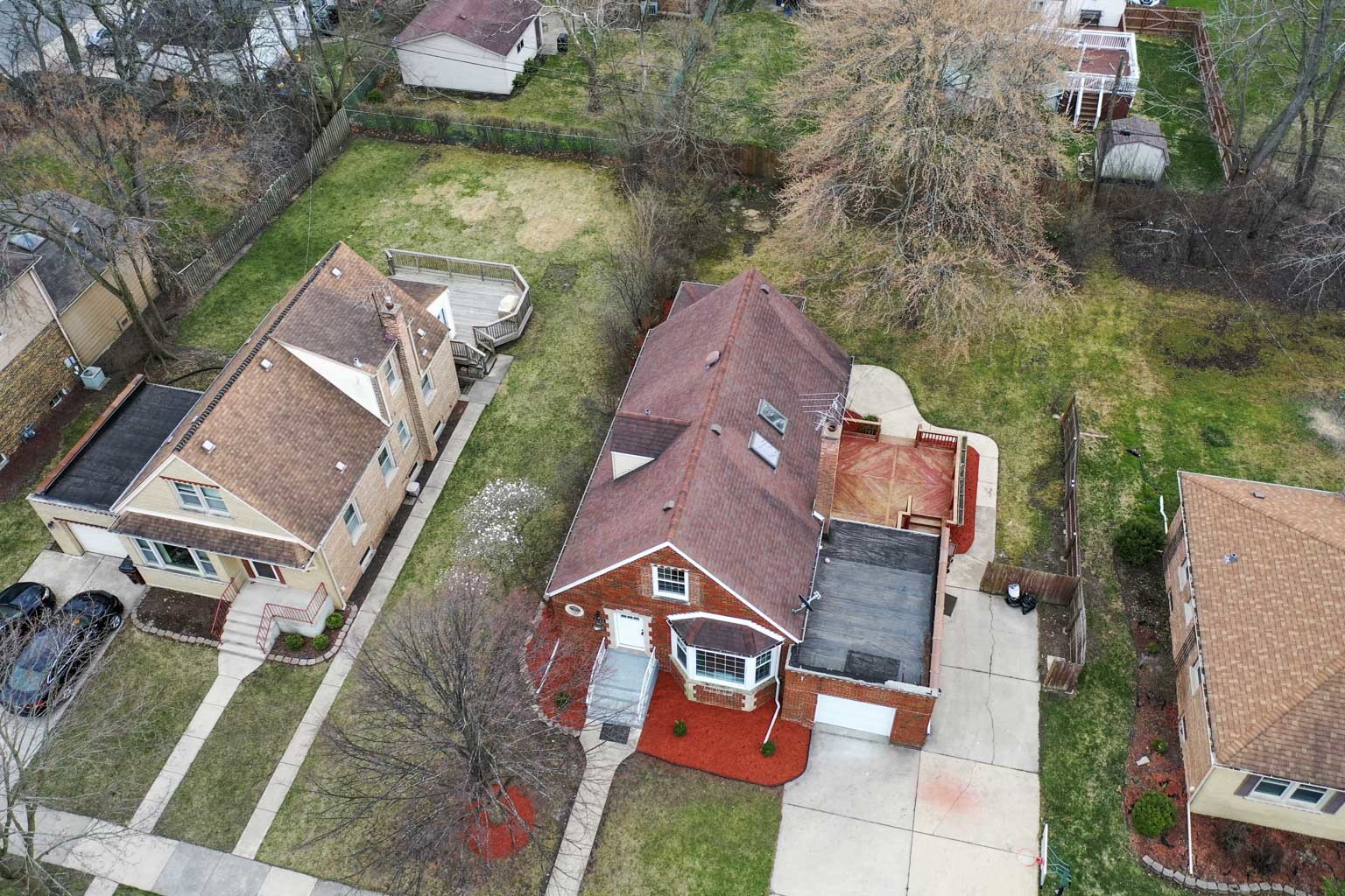 1923 186th Place Homewood, IL 60430 - Photo 12 of 39 an aerial view of houses with yard
