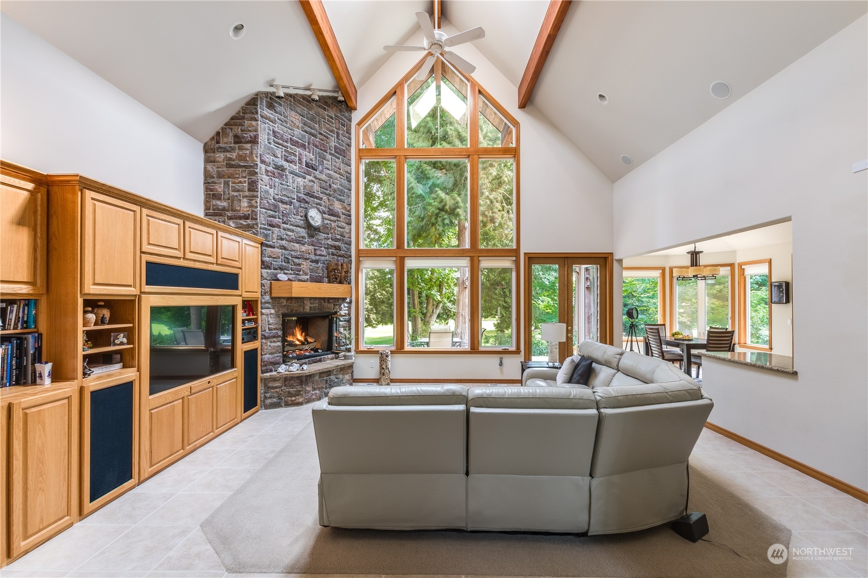 5447 Canvasback Road Blaine, WA 98230 - Photo 5 of 40 a living room with furniture and large windows