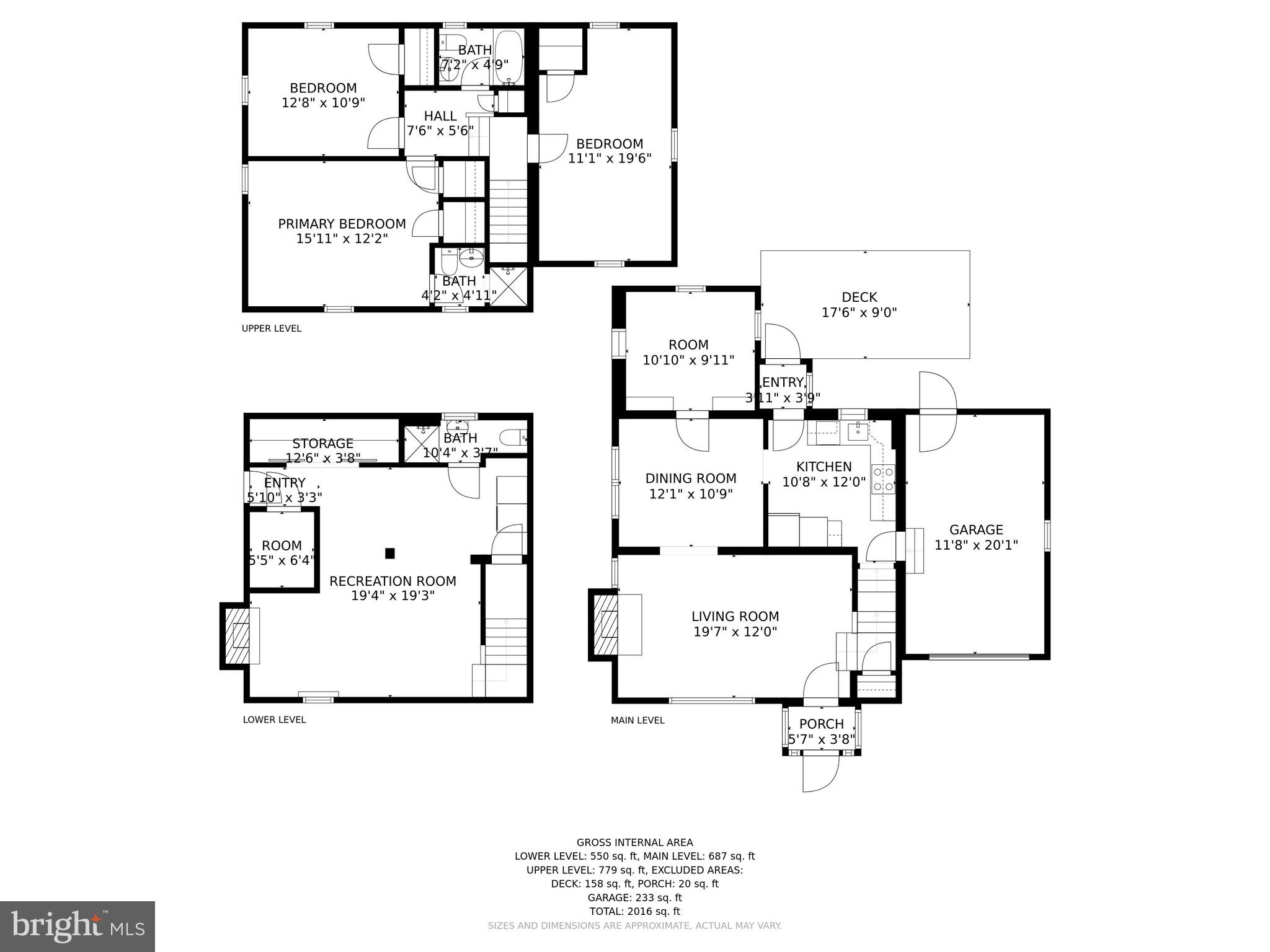 9404 Flower Avenue Silver Spring, MD 20901 - Photo 45 of 45 Floor Plan