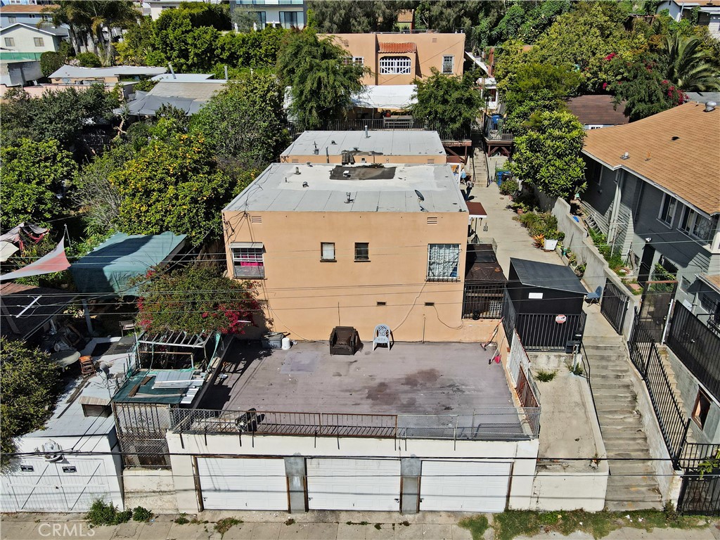 2001 Berkeley Avenue Los Angeles, CA 90026 - Photo 36 of 40 an aerial view of a house with a yard