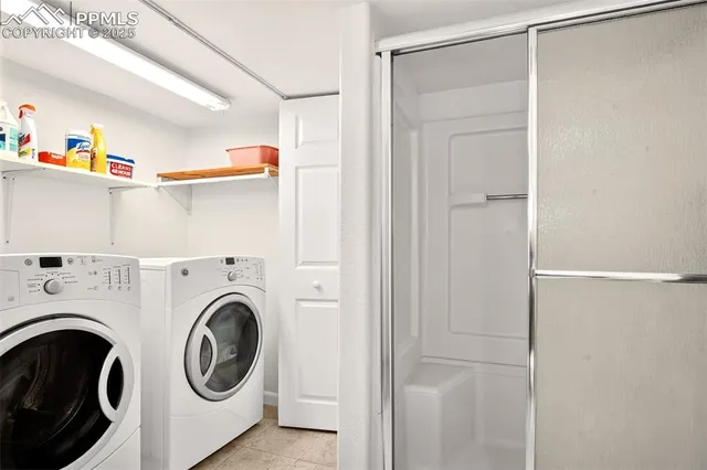 a view of storage and utility room