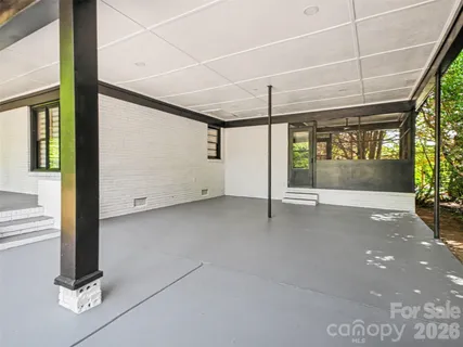a view of a room with window