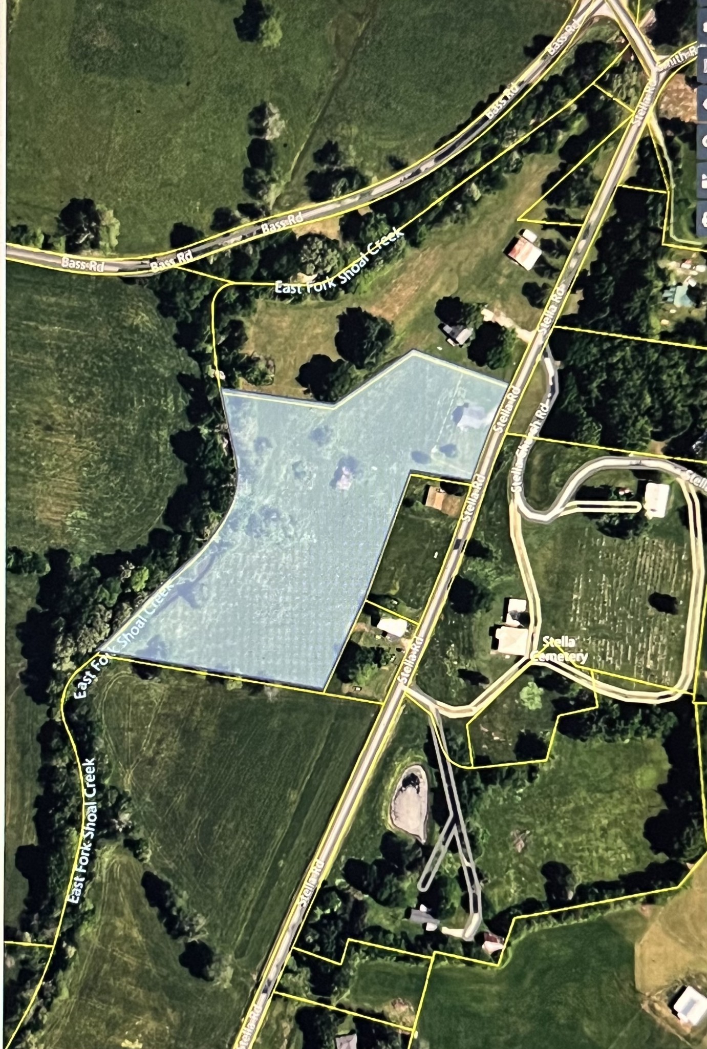 4768 Stella Road Prospect, TN 38477 - Photo 24 of 33 an aerial view of a tennis court