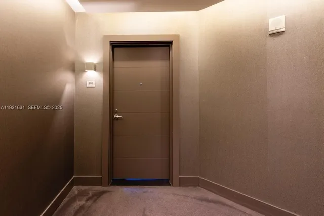 a view of a lake with a city