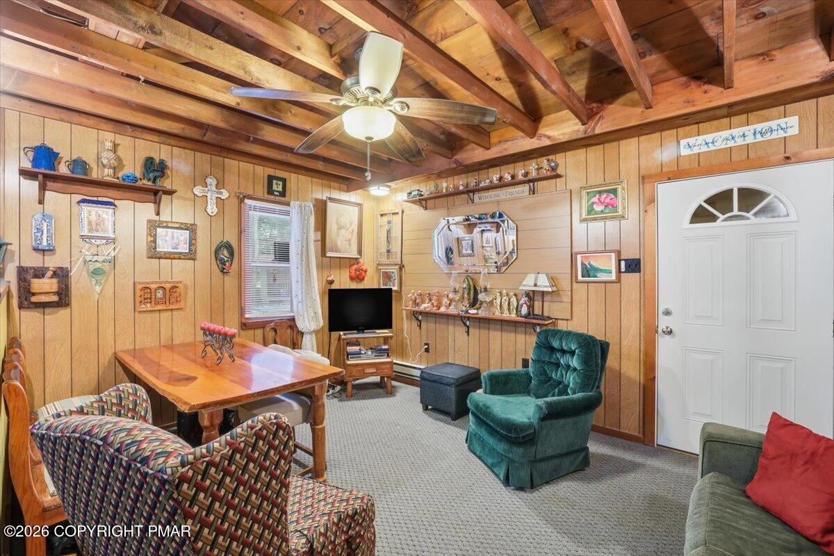 47 Red Wing Path Gouldsboro, PA 18424 - Photo 27 of 51 a outdoor living space with furniture and a chandelier