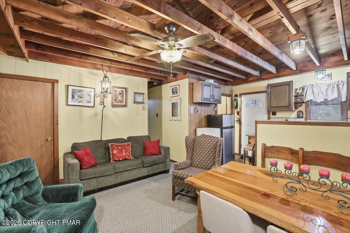47 Red Wing Path Gouldsboro, PA 18424 - Photo 29 of 51 a living room with furniture and kitchen view