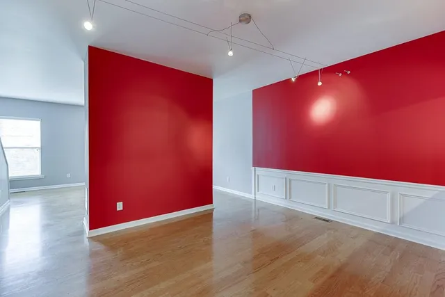 a view of an empty room