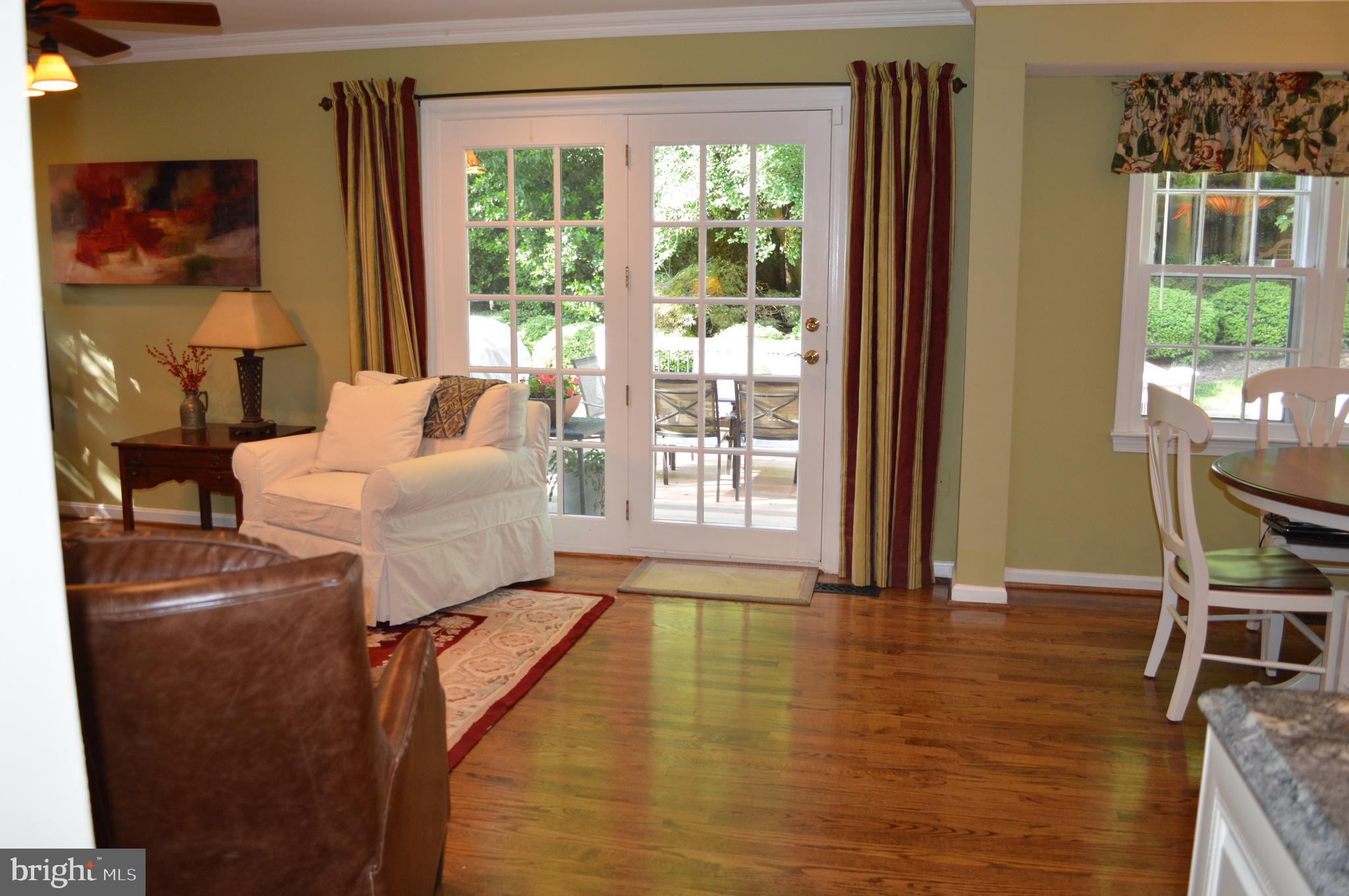 9302 Mac Swain Place Springfield, VA 22153 - Photo 12 of 69 French Doors off Kitchen to Deck & Patio