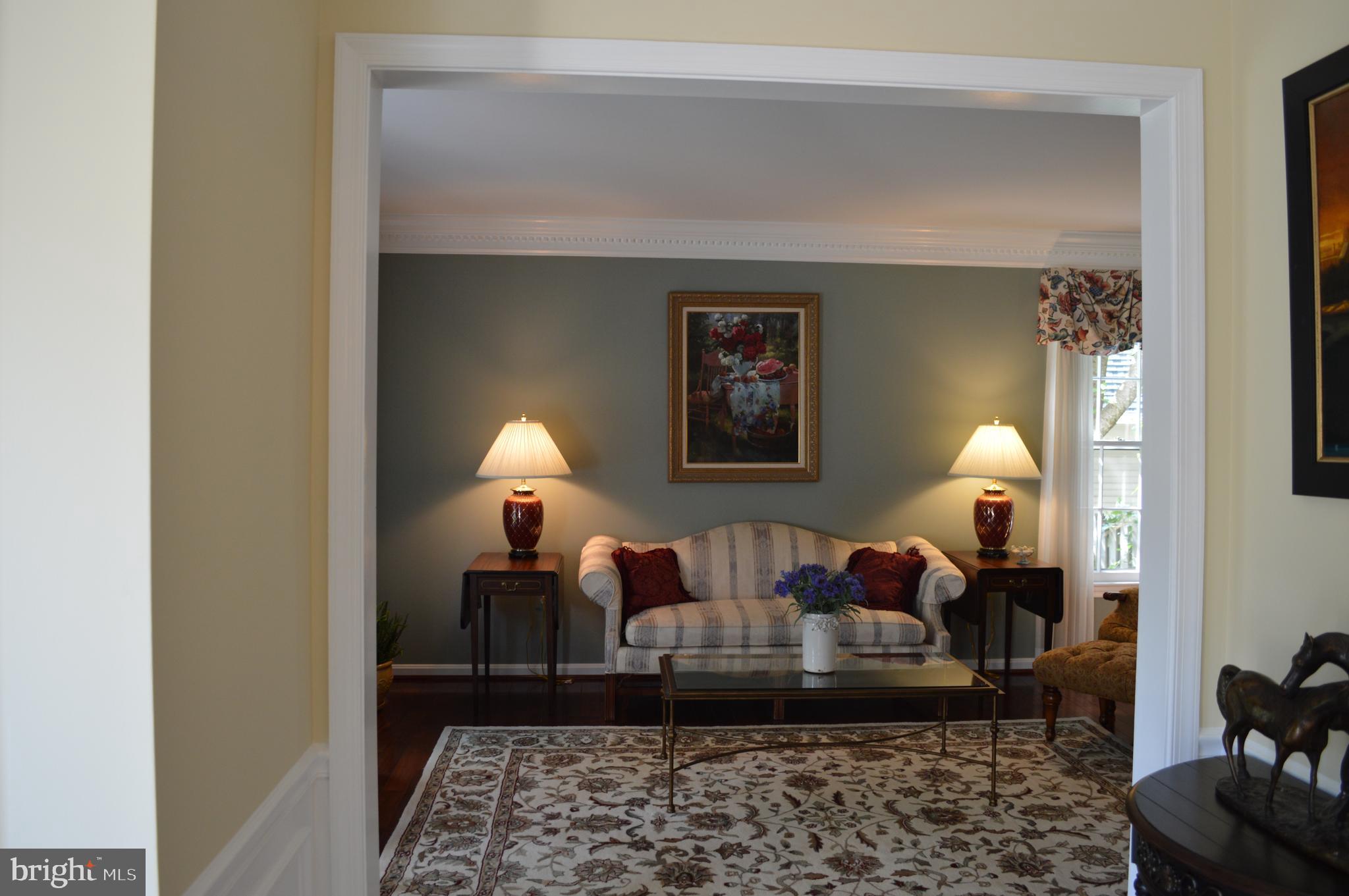 9302 Mac Swain Place Springfield, VA 22153 - Photo 17 of 69 Formal Living Room off Front Foyer Entrance