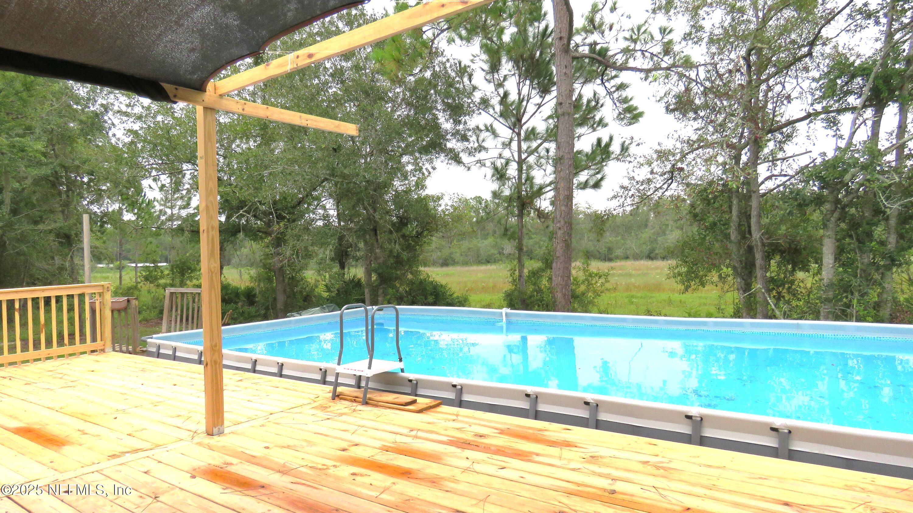 2355 Walters Road Middleburg, FL 32068 - Photo 46 of 63 a view of a swimming pool with a patio and yard
