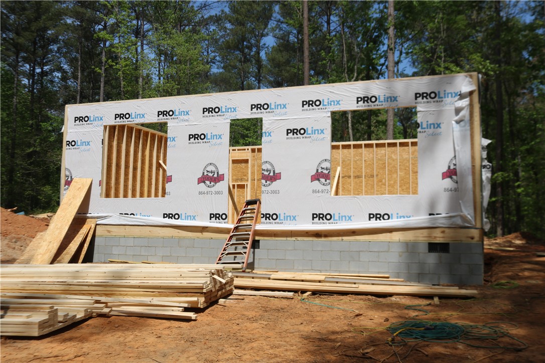 220 Mill Pine Road Liberty, SC 29657 - Photo 3 of 11 This is the guest home, currently being framed.