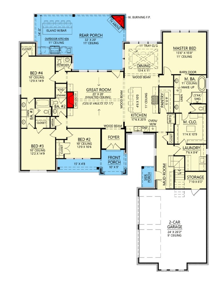 220 Mill Pine Road Liberty, SC 29657 - Photo 11 of 11 Explore this thoughtfully designed floor plan featuring spacious rooms and convenient layouts.