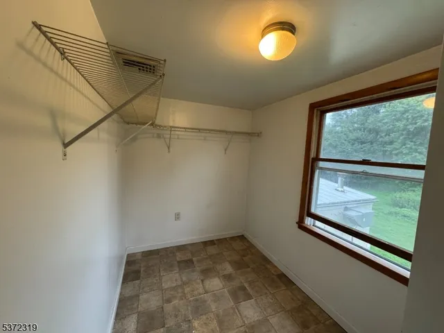 a view of small space with a window