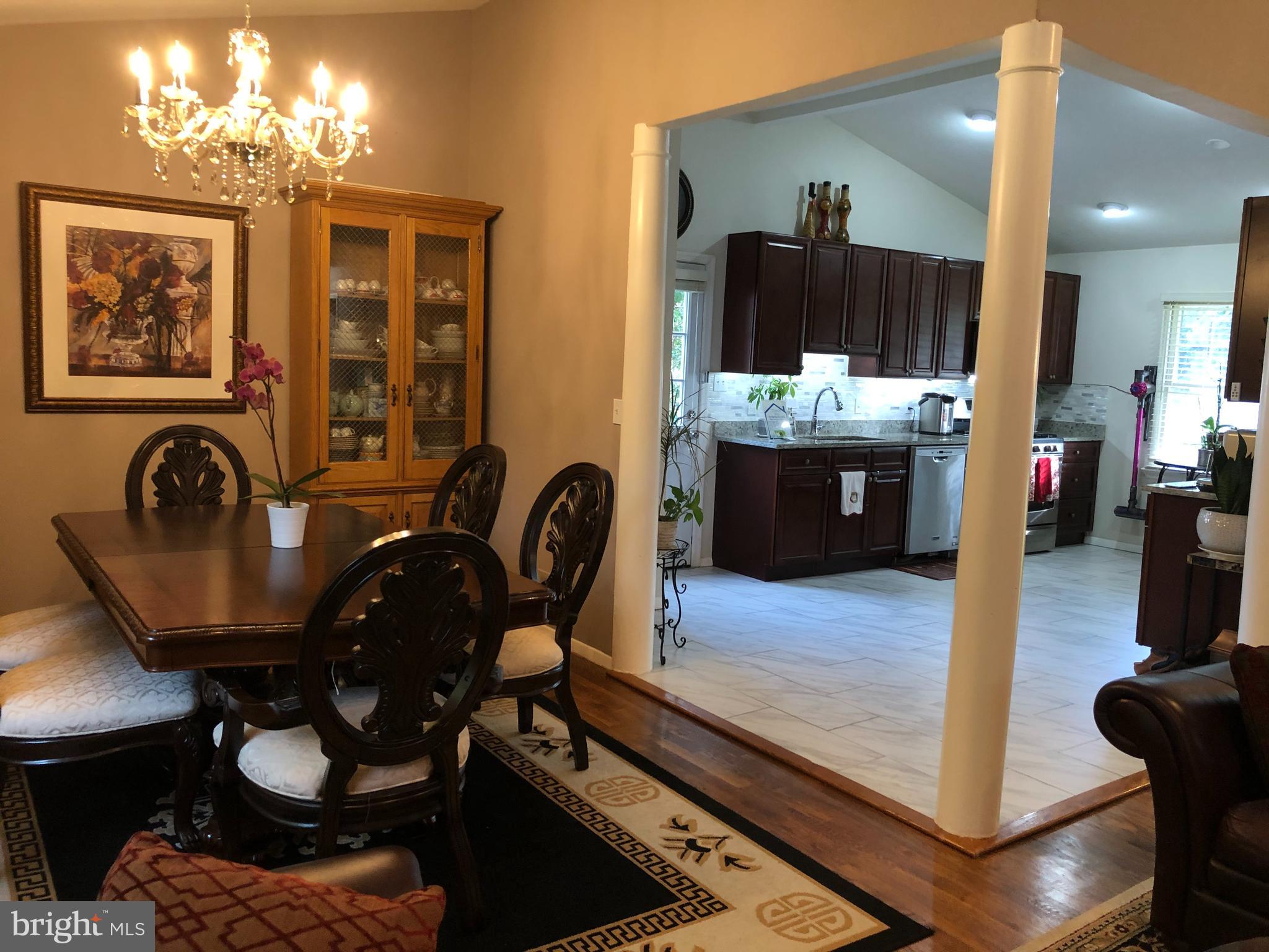 9504 Braddock Road Fairfax, VA 22032 - Photo 11 of 49 Living Room/Kitchen View