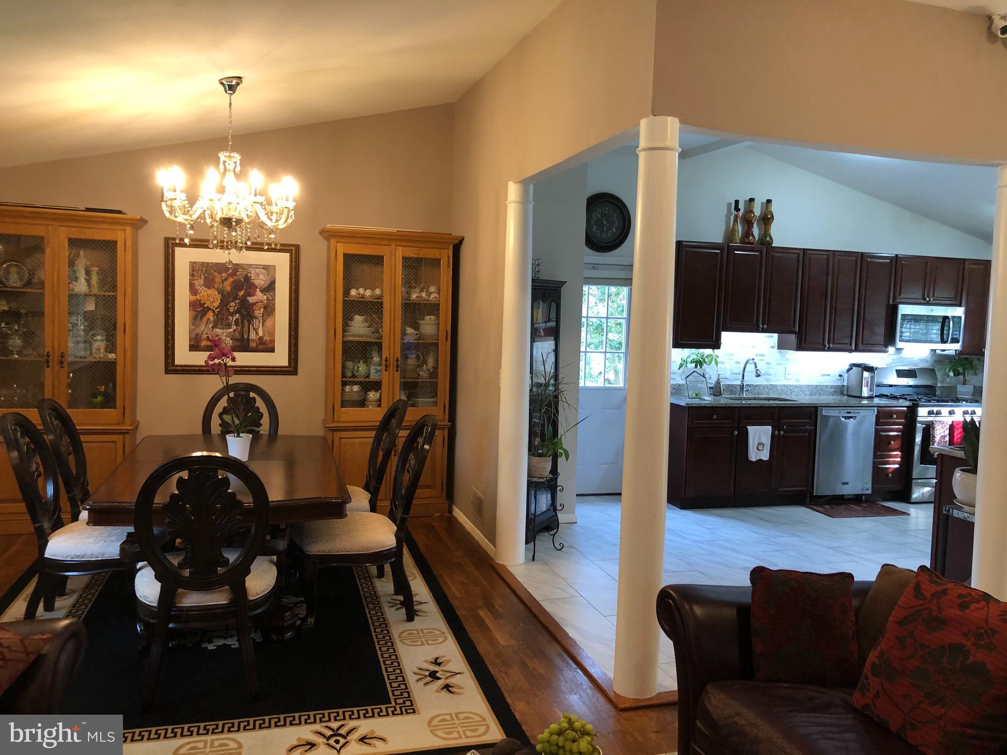 9504 Braddock Road Fairfax, VA 22032 - Photo 12 of 49 Living Room/Kitchen View