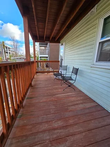 a outdoor space with chairs
