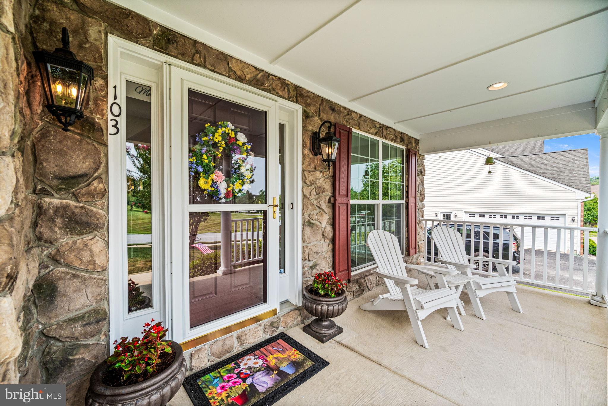 103 Riverside Lane Coatesville, PA 19320 - Photo 3 of 52 Stone covered entryway with inviting porch.