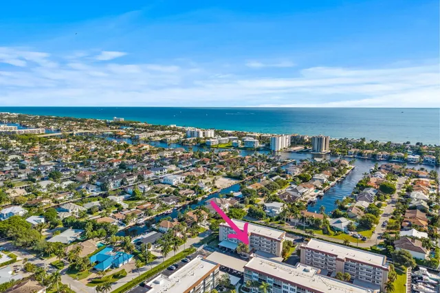 a view of city and ocean