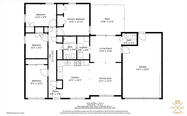 $169,900 | 2006 East Michigan Avenue, Urbana, IL 61802