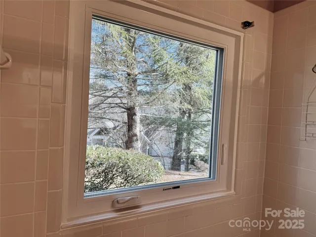 a view of a window in a room